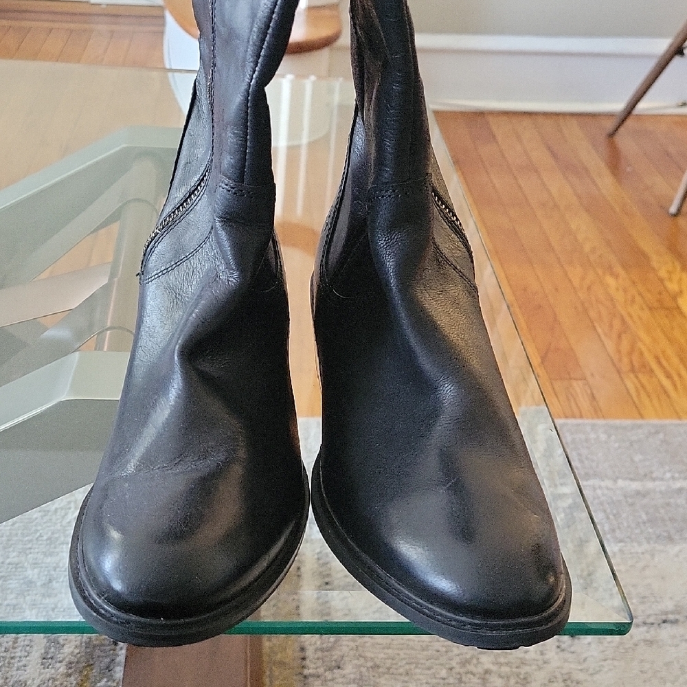 Black Leather Boots